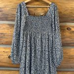 Motherhood  Blue Smocked Dress size S Photo 2