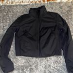 Lululemon  soft matte insulated black cropped jacket size 10 Photo 1