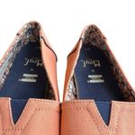 Toms x Meuf Paris Rosie The Riveter Coral Canvas Alpargata Classic Slip Photo 4