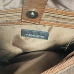 wilson's leather Vintage  Dark Red Shoulder Tote Organizer Lined Double Handle Photo 7