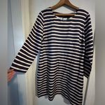 J.Crew Crew neck  size 8 silk classic shift dress with sleeves. Photo 0