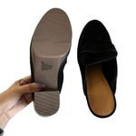 Splendid Women’s Vina Black Suede Platform Block Heel Clogs Size 8 Photo 4