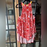 Free People  Mimi Printed Halter Neck Tunic Dress sleeveless swing tank mini boho Photo 2