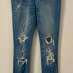 American Eagle  The Dream Jean Denim Blue Jean size 4 Long Photo 0