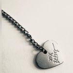 Betsey Johnson Betsy Johnson Silver Heart Keychain/Charm Photo 2