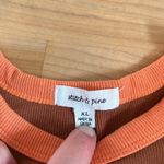 Stitch & Pine Sweet Ribbed Crop Top Orange Size XL Photo 3
