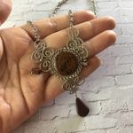 Handmade Peruvian Stone Necklace & Earring Set Photo 2