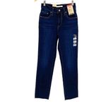 Levi's Womens 724 High Rise Dark Wash Slim Straight Jeans Blue Size 26 NWT Photo 2