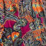 Ralph Lauren , 2X, orange, pink, purple, blue paisley, button up shirt, soft Photo 7