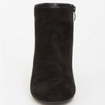 Torrid Black Faux Suede Block Heel Bootie (Wide Width) Photo 4