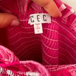 boutique hot pink gingham top Size L Photo 2