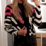 Nasty Gal Zebra Sequin Embellished Relaxed Jacket Photo 6