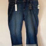 Lucky Brand Size 16W Emma Cropped Jean crop jeans high rise stretch BKE NWT 16 Photo 10