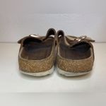 Birkenstock Arizona Soft Footbed Leather Metallic Copper Gold Sandals Size 9-9.5 Photo 5