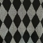 Silvercord Vintage 1990s Black Silver Diamond Pattern Turtleneck Sweater Large Photo 13