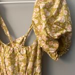 ASTR the Label Bubble Sleeve Floral Tiered Midi Dress Photo 4