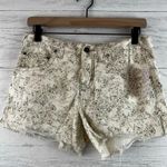 Free People  NWT Paisley Printed Cut Off Shorts Size 25 Photo 0
