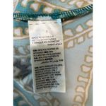 Chico's  Resort Teal Paisley Print 3/4 Sleeve Dress‎ Size 3 (16/18) Plus Stretch Photo 4