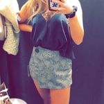 These Three Boutique Snakeskin Wrap Skirt/ Shorts Photo 0