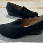 Ecco Abelone Stretch Slip On Loafers EU size 36 US 5 5.5 Black Wedge‎ Heel Photo 0