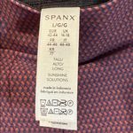Spanx  Sunshine Kick Flare Pants in Geo Scape Orange Wine Maroon large tall Photo 4