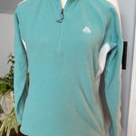 ACG Nike Quarter Zip Fleece Pullover Aqua Blue White Athletic Jacket Womens med Photo 0