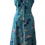 BODEN Dress 12 100% Cotton Resort Boho Beach RARE Riviera Mediterranean Seaside Blue Photo 7