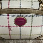 Coach Plaid  Handbag - Cream and Gold Photo 1