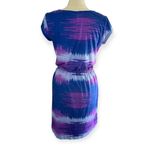 The North Face  Blue & Purple V-Neck Casual Mini Dress, Medium Photo 4