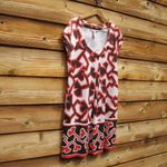 Diane Von Furstenberg  DVF Silk Print Shift Dress Photo 4