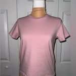 Reformation  Pink Fitted Short Sleeve T-Shirt Photo 0