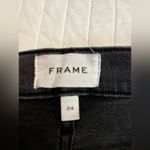 frame denim  Le High Skinny Jeans Gray Black Two Tone Side Stripe NWOT Photo 2