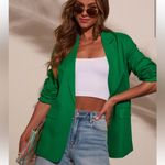 VICI •  Away Message oversized blazer green small Photo 1