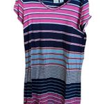 C&C California  medium multicolor striped short sleeve shirt dress Photo 0
