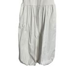 ZARA  White Mixed Balloon Skirt Scoop Neck Sleeveless Midi Dress Size Small Photo 4