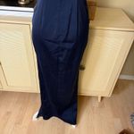 NBD REVOLVE  Shelby Gown Satin In Navy Blue Size XXS Photo 5