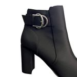 Unisa  Boots Womens Size 8.5 Black Ankle Booties Block Heel Side Zip Buckle Photo 10