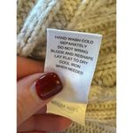 Michael Stars  Ivory And Tan Heathered‎ Mock Neck Long Line Cardigan Sweater 2 Photo 8