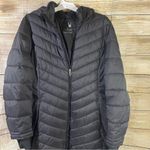 Spyder thermal water-resistant hooded longline black puffer jacket women Size XL Photo 6
