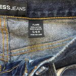 EXPRESS Jeans Flare High Rise Womens Size 5/6 Dark Wash Classic Casual Simple Photo 8