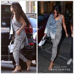 Ella Moss  Kona Jumpsuit XS Beige Black Batik Print Hawaii Photo 5