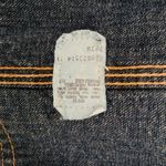 Levis Rare Vintage SF 207 Orange Tab Denim Blue Jeans Overalls Unisex Sz 12 Photo 7