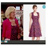 Kate Spade  New York Kimi Fit & Flare Leopard Multicolor Square Neck Dress Sz 8 Photo 8