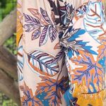 Olivaceous Tropical Print Jumpsuit Photo 0