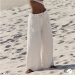 Free People SOLD NWT FP Movement Full Court Wide Leg Pants - Ivory - XL Photo 3