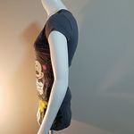 Disney  Minnie & Mickey Floral Glitter Tee (S) Photo 2