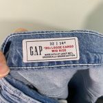 Gap  Women Light Blue Wash 90's Loose Mid Rise Cargo Wide Leg Jeans Size 32/ 14R Photo 4