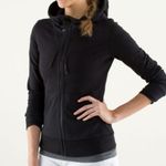 Lululemon Voyage Hoodie Stretch French Terry Yoga Boardshort Fabric Black 8 Photo 0