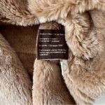 Danier Tan Suede & Faux Fur Lined Hooded Jacket • Sz XS Photo 9