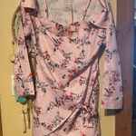Hayden  Blush Floral Wrap Dress Photo 0